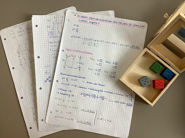 Würfelprojekt - Mathematik WPG 7. Klasse