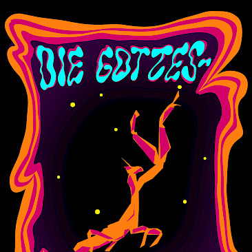 - Hannah Fingernagel (8B): Buchcover Psychodelic Style