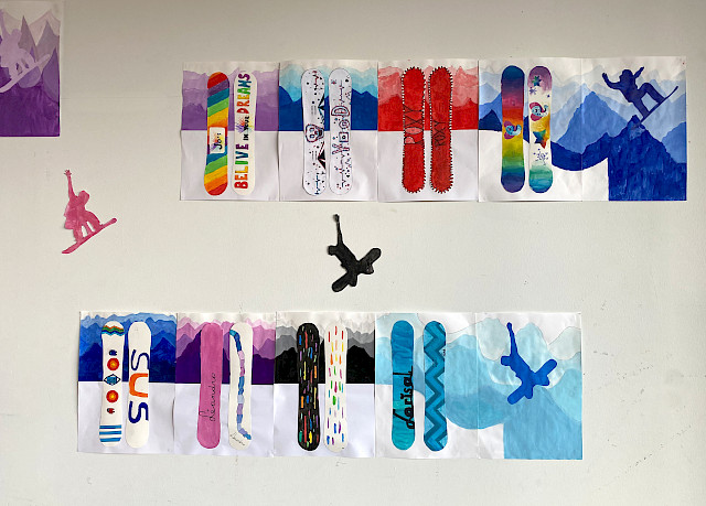 Snowboard-Design - Projekt der 2C Klasse