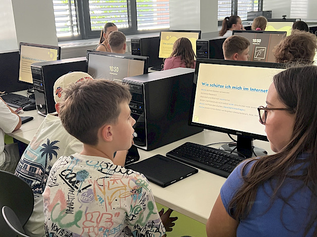 SaferInternet-Projekt - Workshops für die 1. Klassen