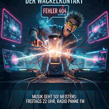 - Sebastian Trecka (6B): Werbeplakat für einen Radiosender
